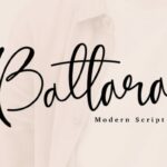 Battara Script Font Poster 1