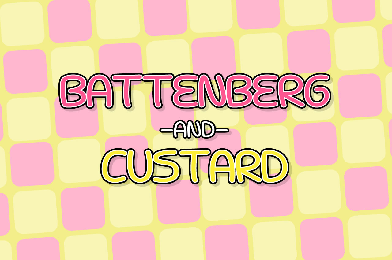 Battenberg and Custard Font Poster 1