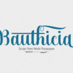 Bauthicia Font Poster 1