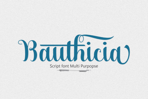 Bauthicia Font Poster 1