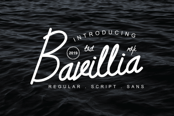 Bavillia Font Poster 1