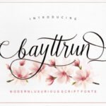 Bayttrun Script Font Poster 1