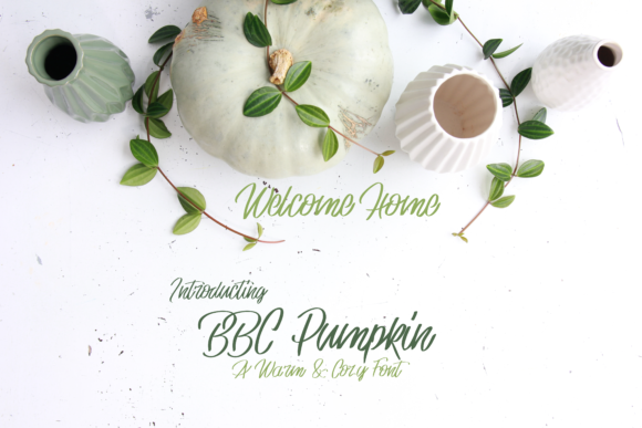 BBC Pumpkin Font Poster 1