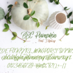 BBC Pumpkin Font Poster 2