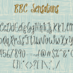 BBC Sensations Font Poster 2