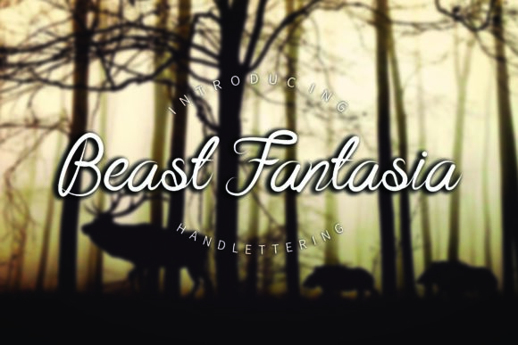 Beast Fantasia Font Poster 1
