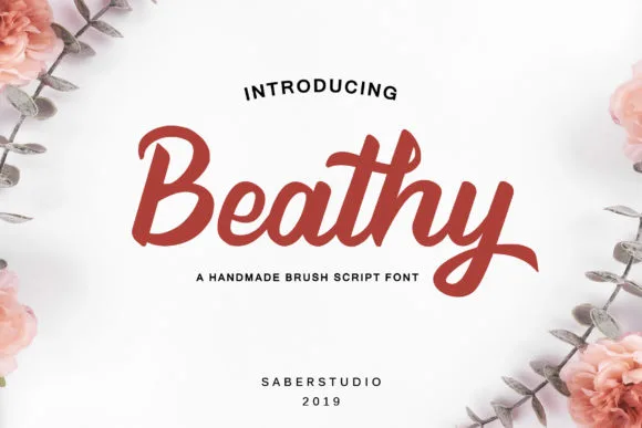 Beathy Font Beathy Font Poster 1