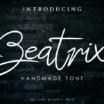 Beatrix Script Font Poster 1