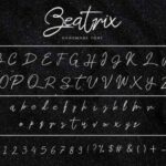Beatrix Script Font Poster 6