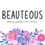 Beauteous Font Poster 1