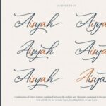 Beautiful Heart Font Poster 13