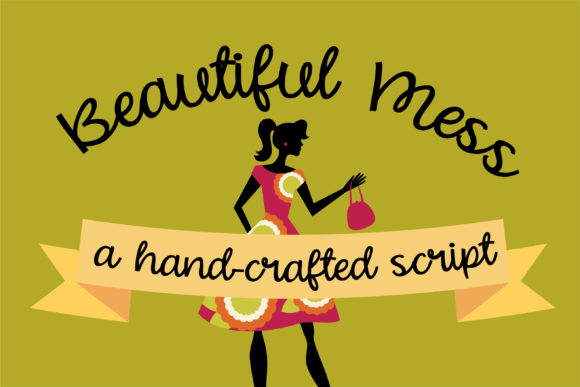 Beautiful Mess Font Poster 1