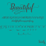 Beautiful Script Font Poster 6