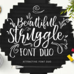 Beautiful Struggle Font Poster 1