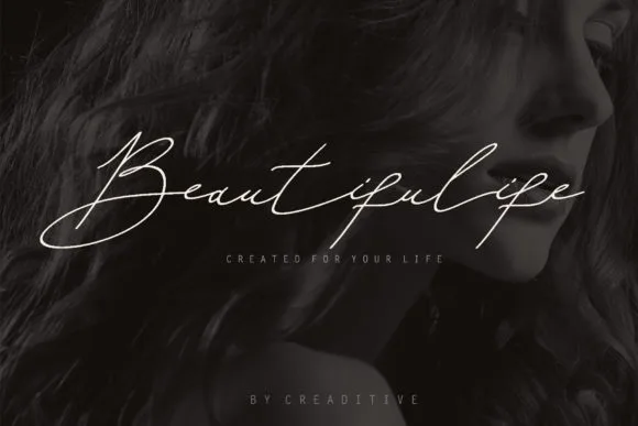 Beautifulife Font Beautifulife Font Poster 1