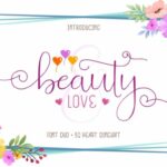 Beauty and Love Duo Font Poster 1