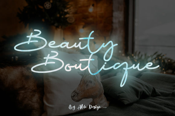 Beauty Boutique Font Poster 1