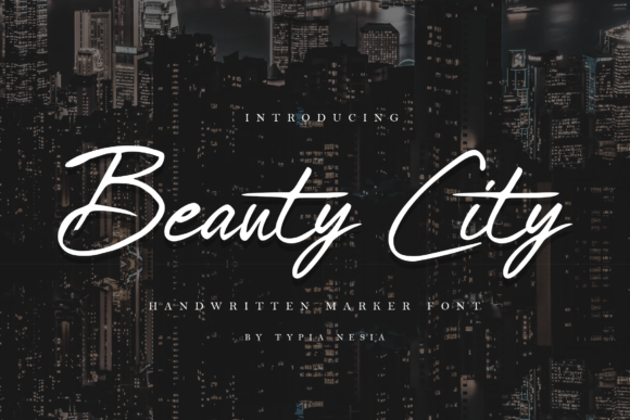 Beauty City Font Poster 1