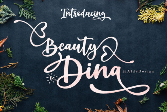 Beauty Dina Font Poster 1