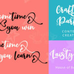 Beauty Dina Font Poster 3