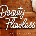 Beauty Flawless Font Poster 1