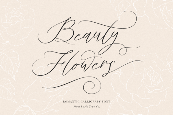 Beauty Flowers Font