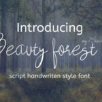 Beauty Forest Font Poster 1