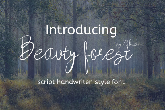 Beauty Forest Font Poster 1