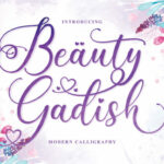 Beauty Gadish Font Poster 1