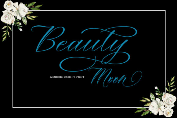 Beauty Moon Script Font Poster 1
