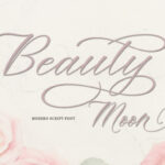 Beauty Moon Script Font Poster 2