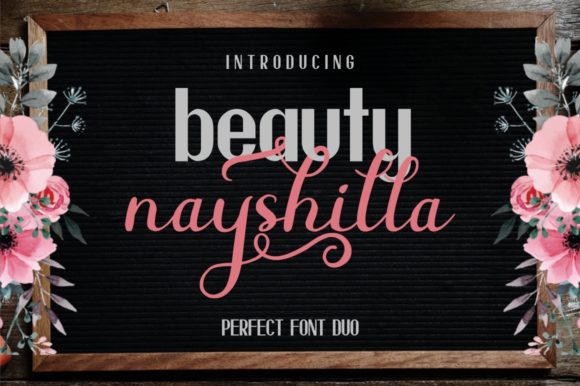Beauty Nayshilla Duo Font
