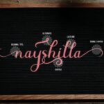 Beauty Nayshilla Duo Font Poster 2