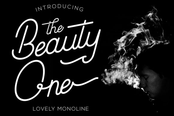 Beauty One Font Poster 1