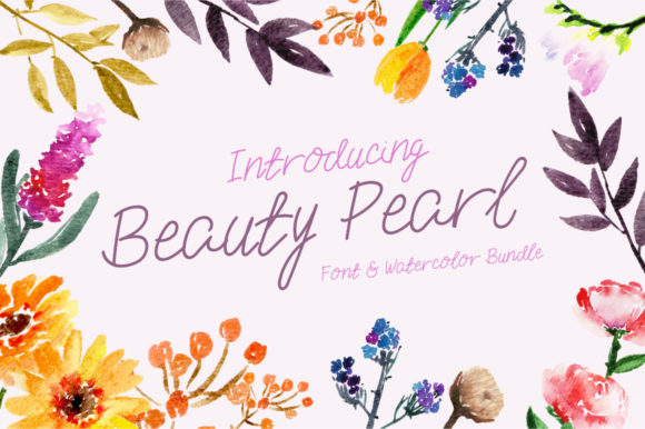 Beauty Pearl Font Poster 1