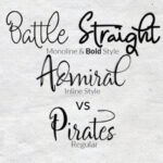 Beauty Straw Font Poster 7