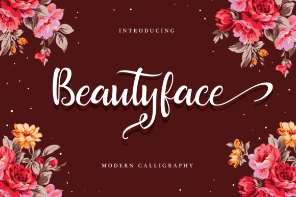 Beautyface Script Font Poster 1