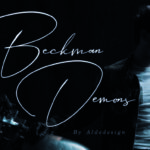 Beckman Demons Font Poster 1