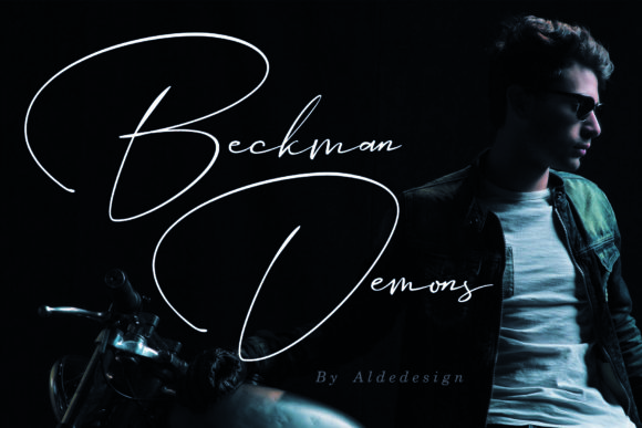 Beckman Demons Font Poster 1