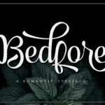 Bedfore Script Font Poster 1