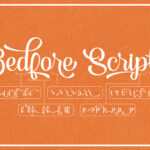 Bedfore Script Font Poster 6