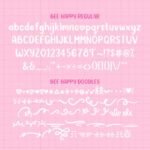 Bee Happy Duo Font Poster 8