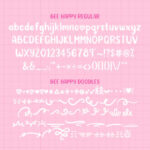 Bee Happy Duo Font Poster 8