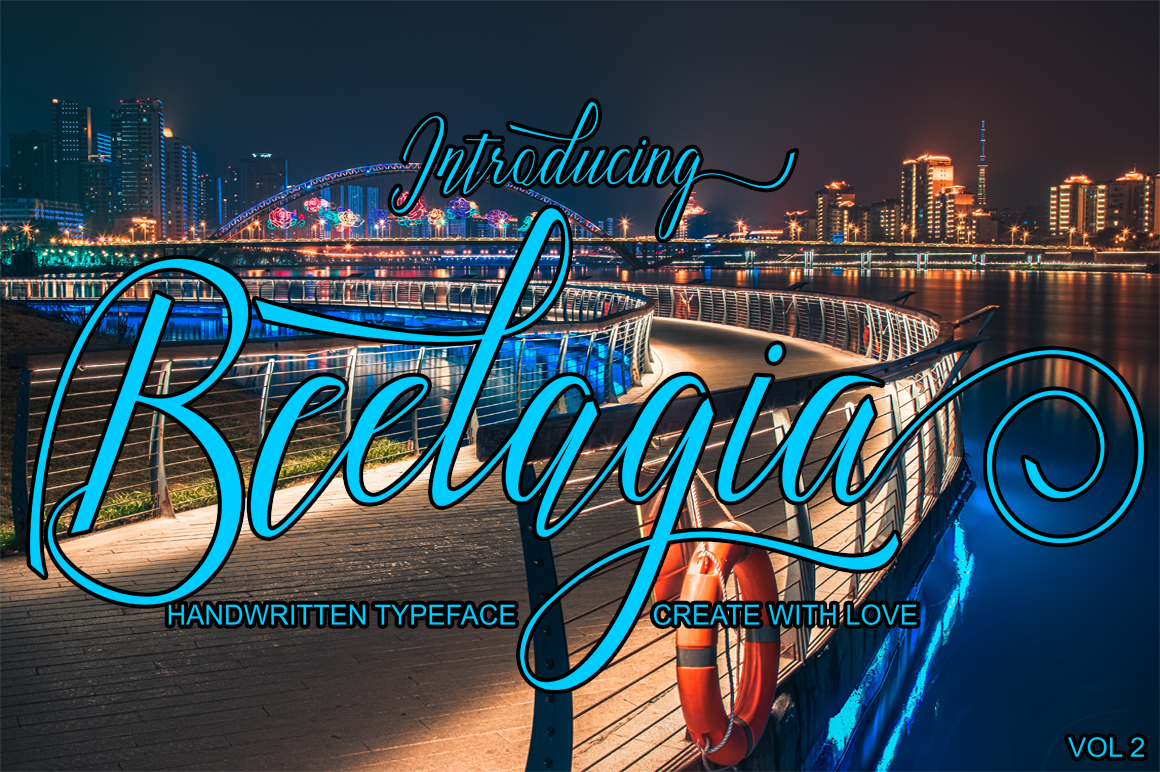 Beelagia Font Poster 1