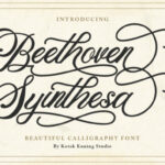 Beethoven Syinthesa Font Poster 1