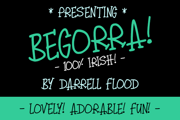 Begorra Font Poster 1