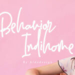 Behavior Indihome Font Poster 1