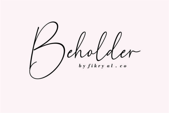 Beholder Font