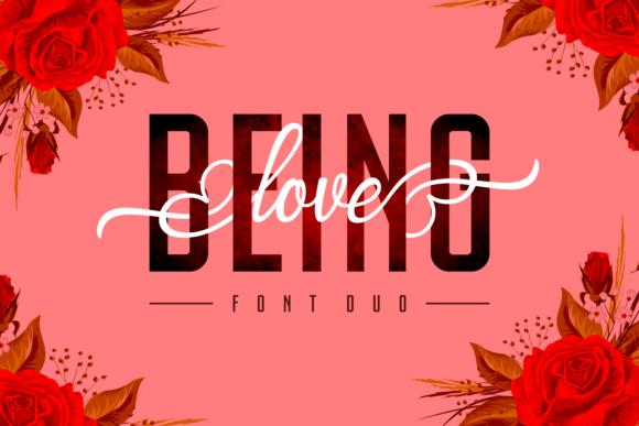 Being Love Duo Font Poster 1