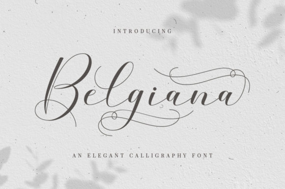 Belgiana Font